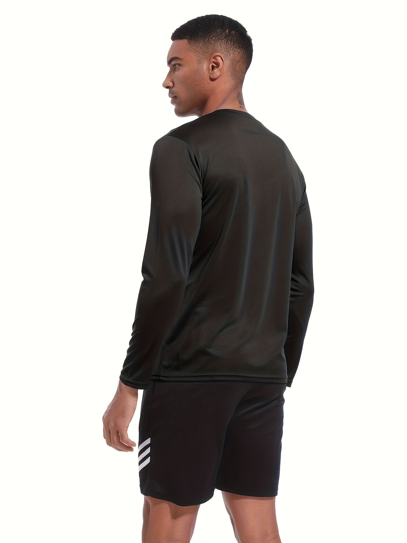Men's Performance T-Shirt - Round Neck Long Sleeve – Sizes S–XXL – view 8