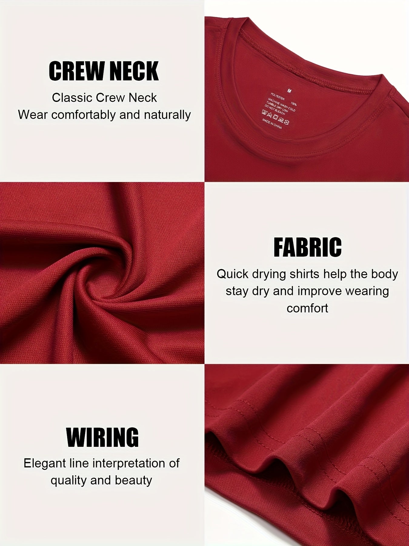 Men's Performance T-Shirt - Round Neck Long Sleeve – Sizes S–XXL – view 12