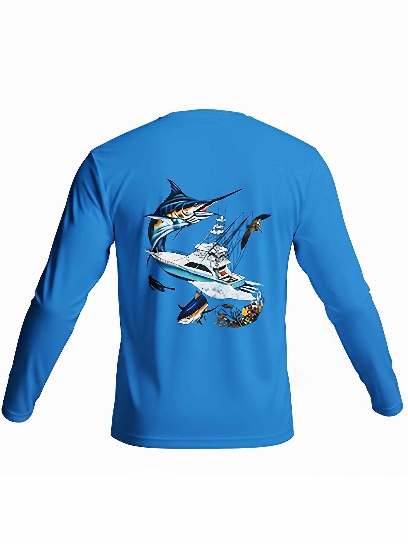 Men's Performance T-Shirt - Round Neck Long Sleeve – Sizes S–XXXL – view 4