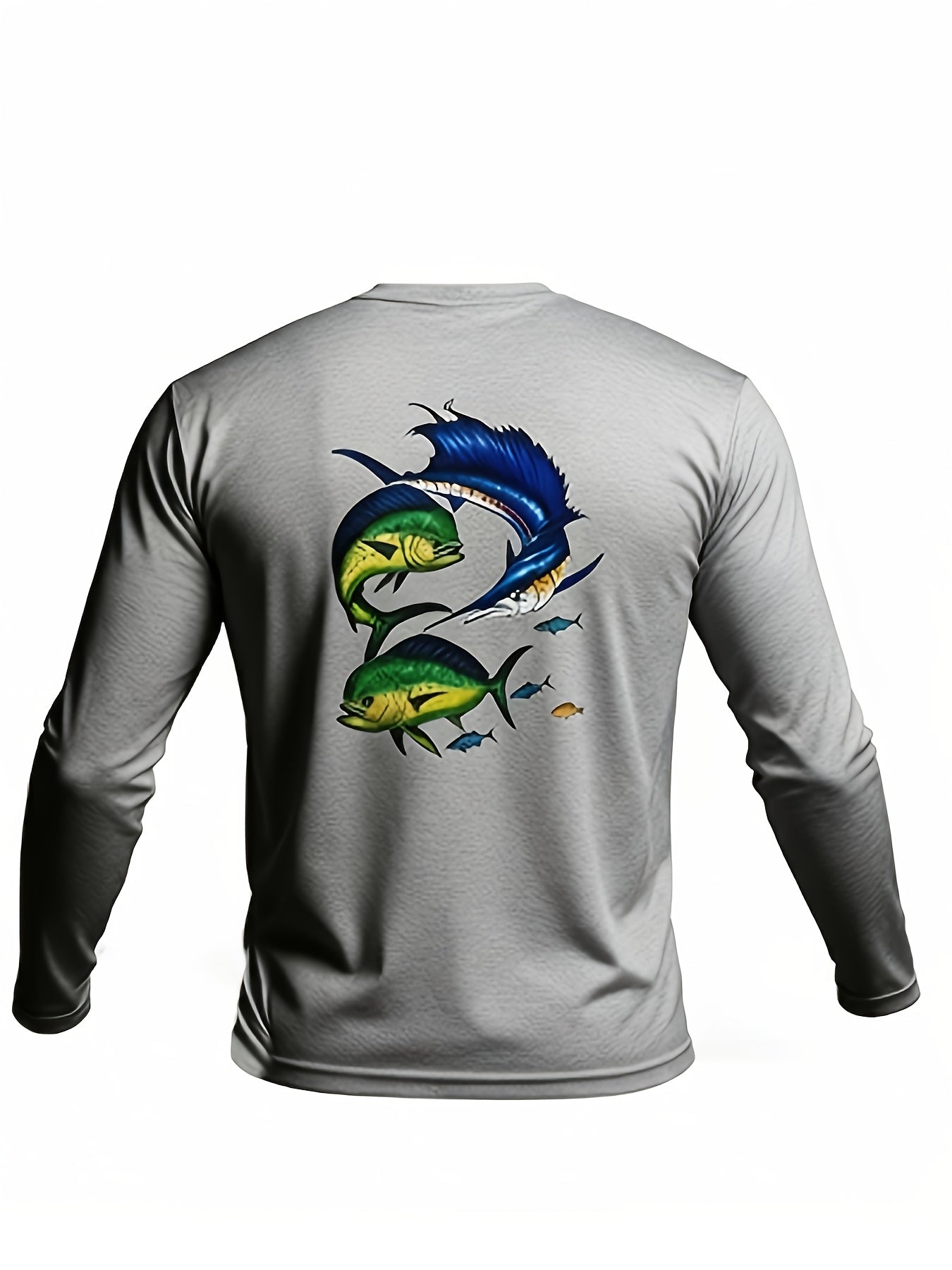 Men's Performance T-Shirt - Round Neck Long Sleeve – Sizes S–XXXL – view 5