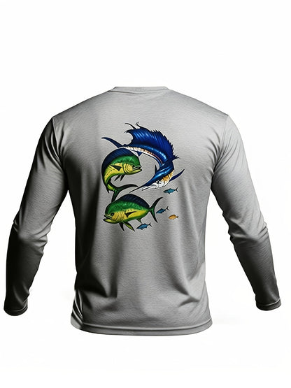 Men's Performance T-Shirt - Round Neck Long Sleeve – Sizes S–XXXL – view 5