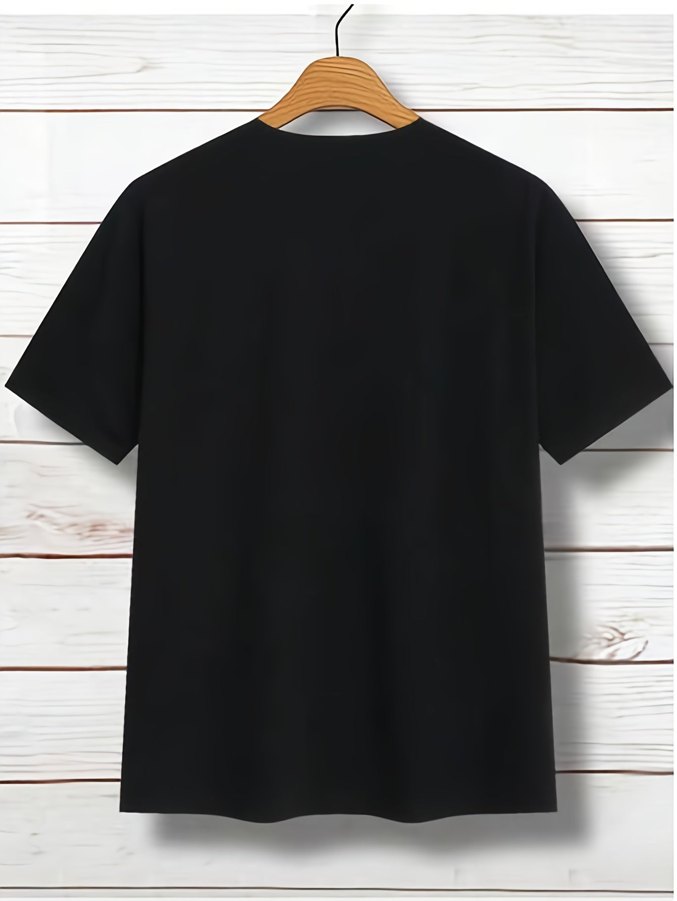 Men's Performance T-Shirt - Round Neck Short Sleeve – Black – view 3