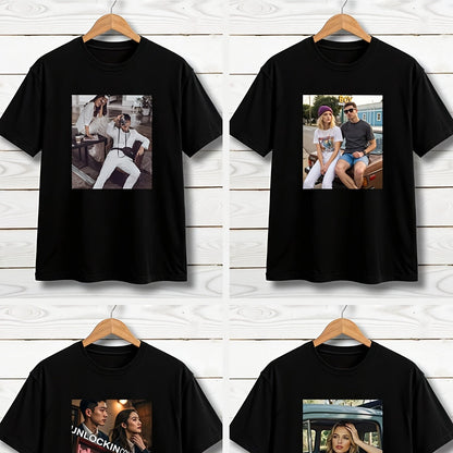Men's Performance T-Shirt - Round Neck Short Sleeve – Black – view 6
