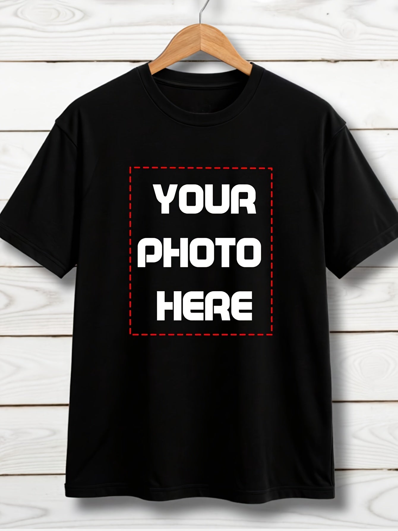 Men's Performance T-Shirt - Round Neck Short Sleeve – Black – view 8