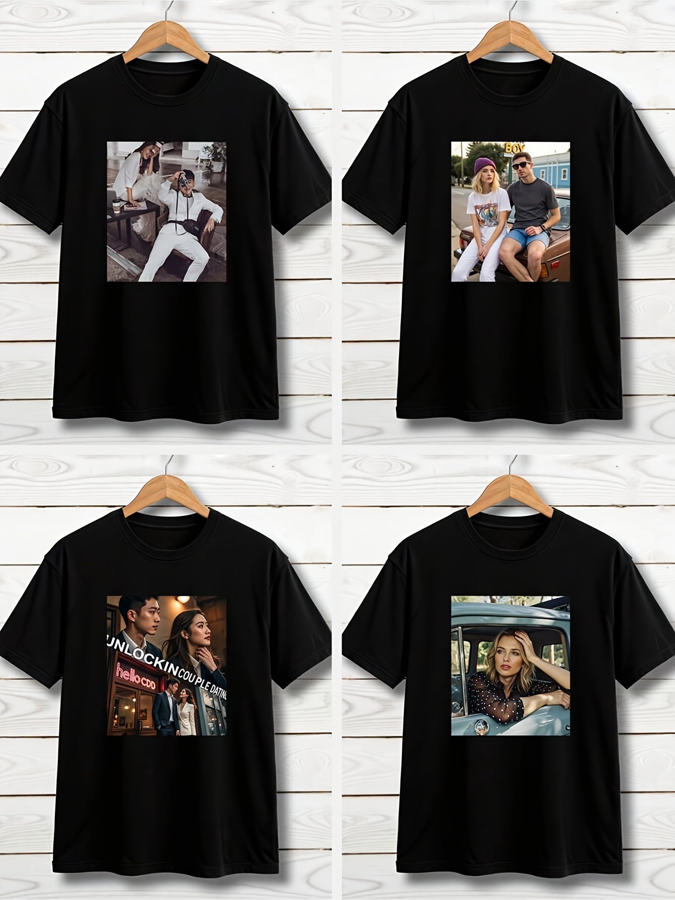 Men's Performance T-Shirt - Round Neck Short Sleeve – Black – Black option – main product image