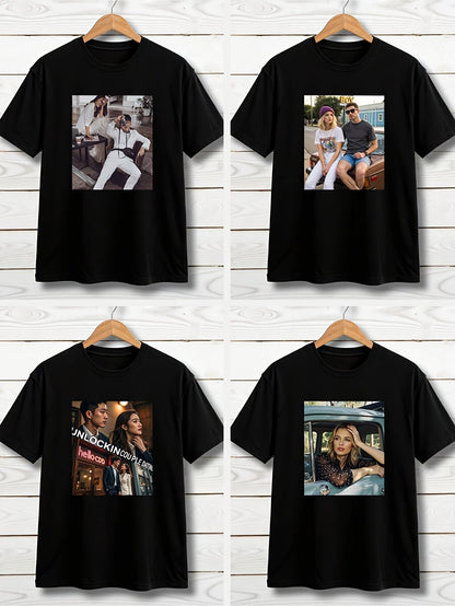 Men's Performance T-Shirt - Round Neck Short Sleeve – Black – Black option – main product image