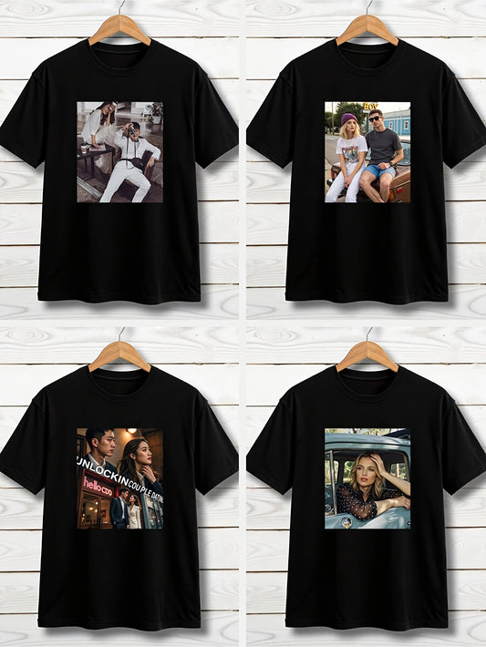 Men's Performance T-Shirt - Round Neck Short Sleeve – Black – Black option – main product image