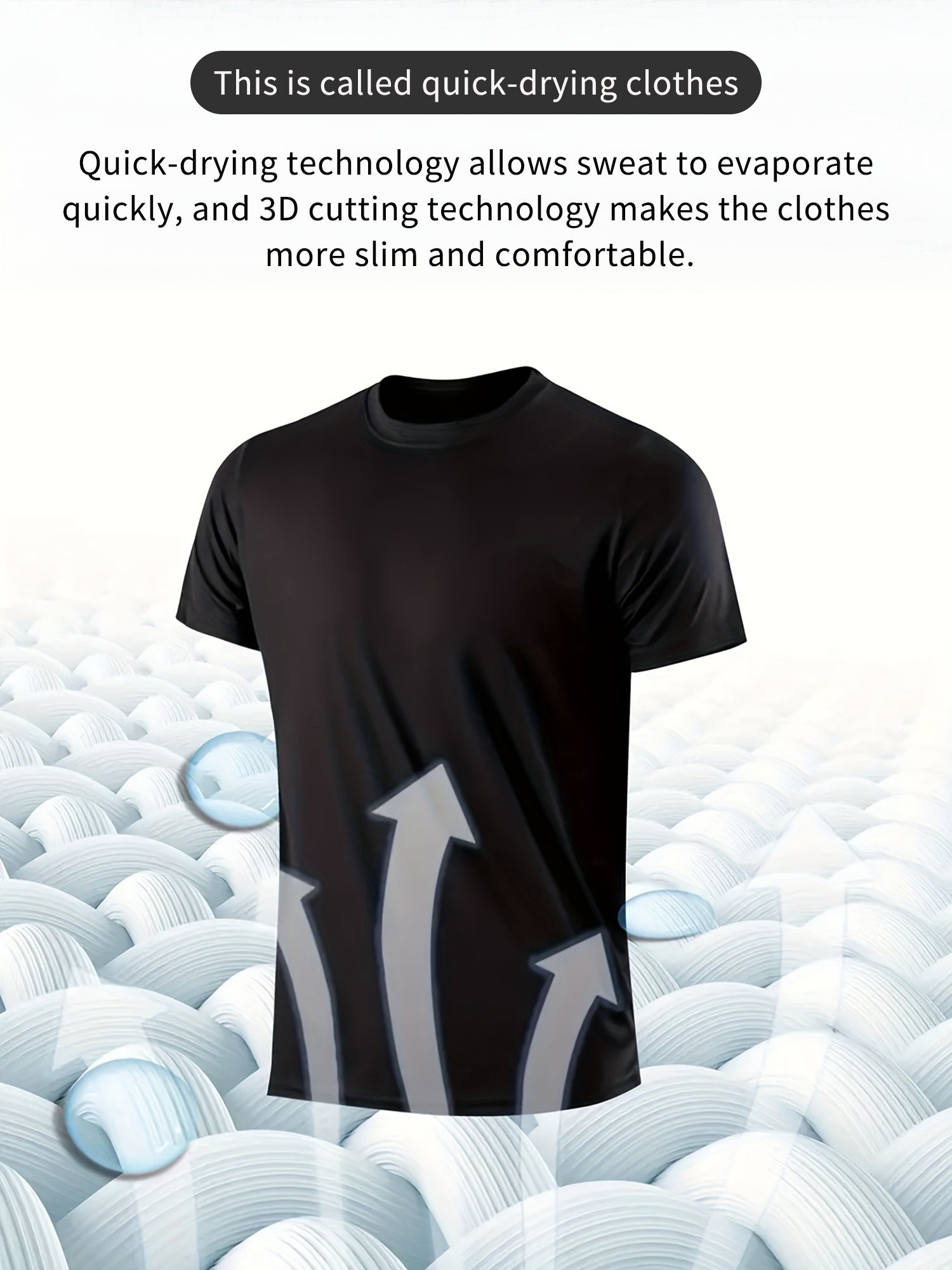 Men's Performance T-Shirt - Round Neck Short Sleeve – Colorway 10661 – view 2