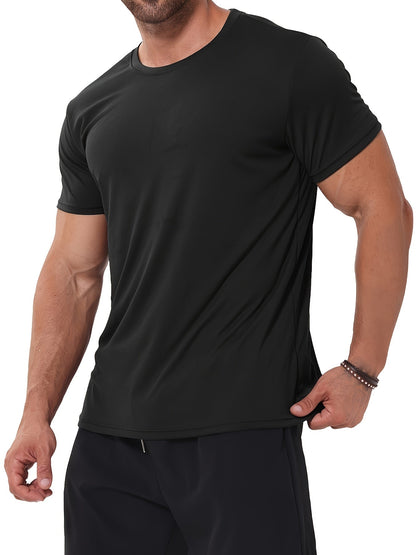 Men's Performance T-Shirt - Round Neck Short Sleeve – Colorway 46821 – view 2