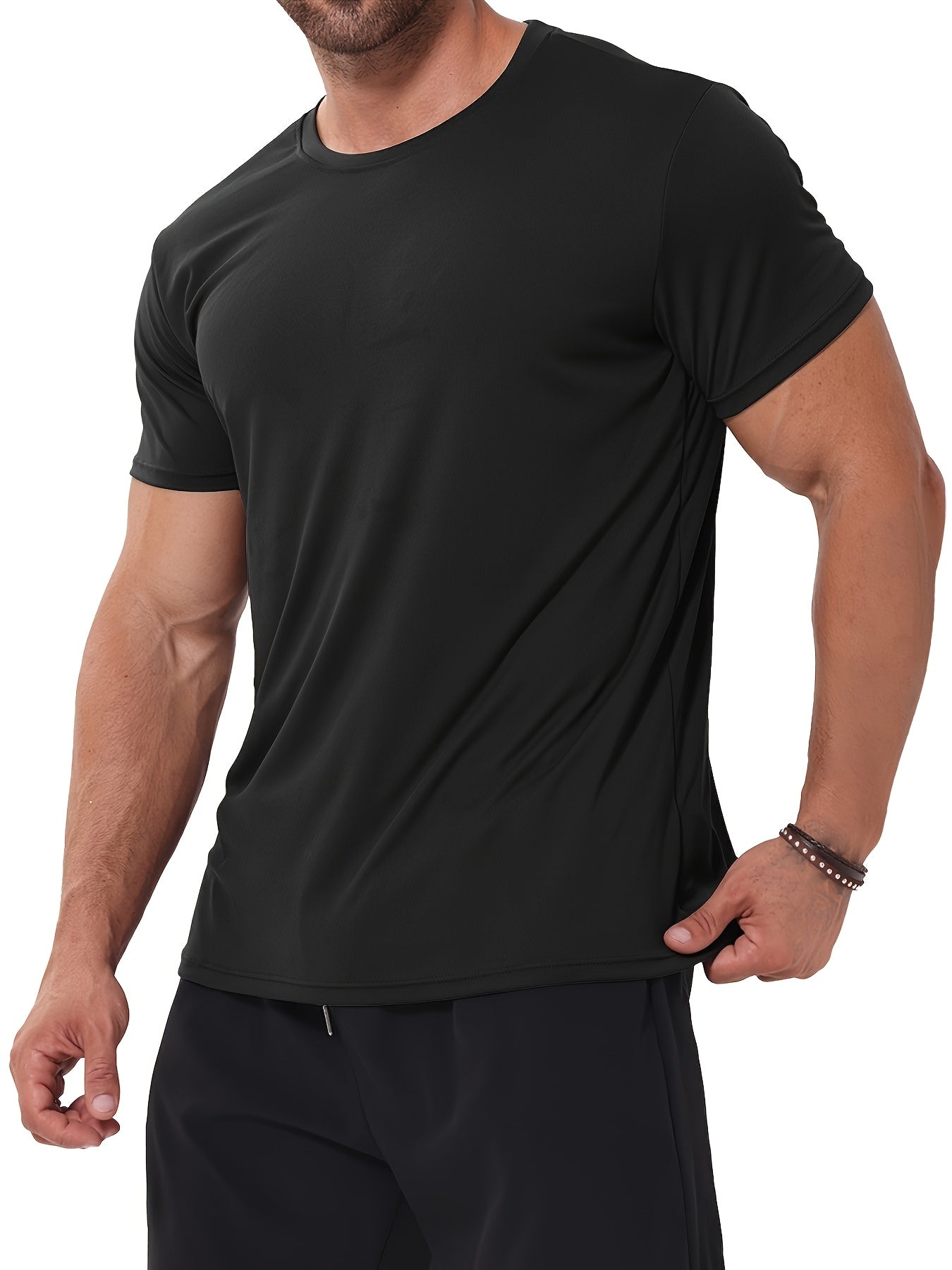 Men's Performance T-Shirt - Round Neck Short Sleeve – Colorway 46821 – view 11