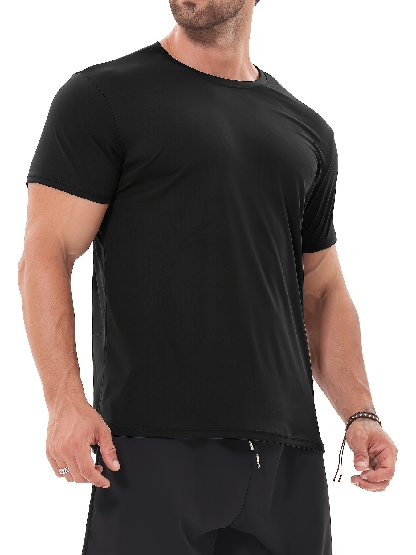 Men's Performance T-Shirt - Round Neck Short Sleeve – Colorway 46821 – view 12