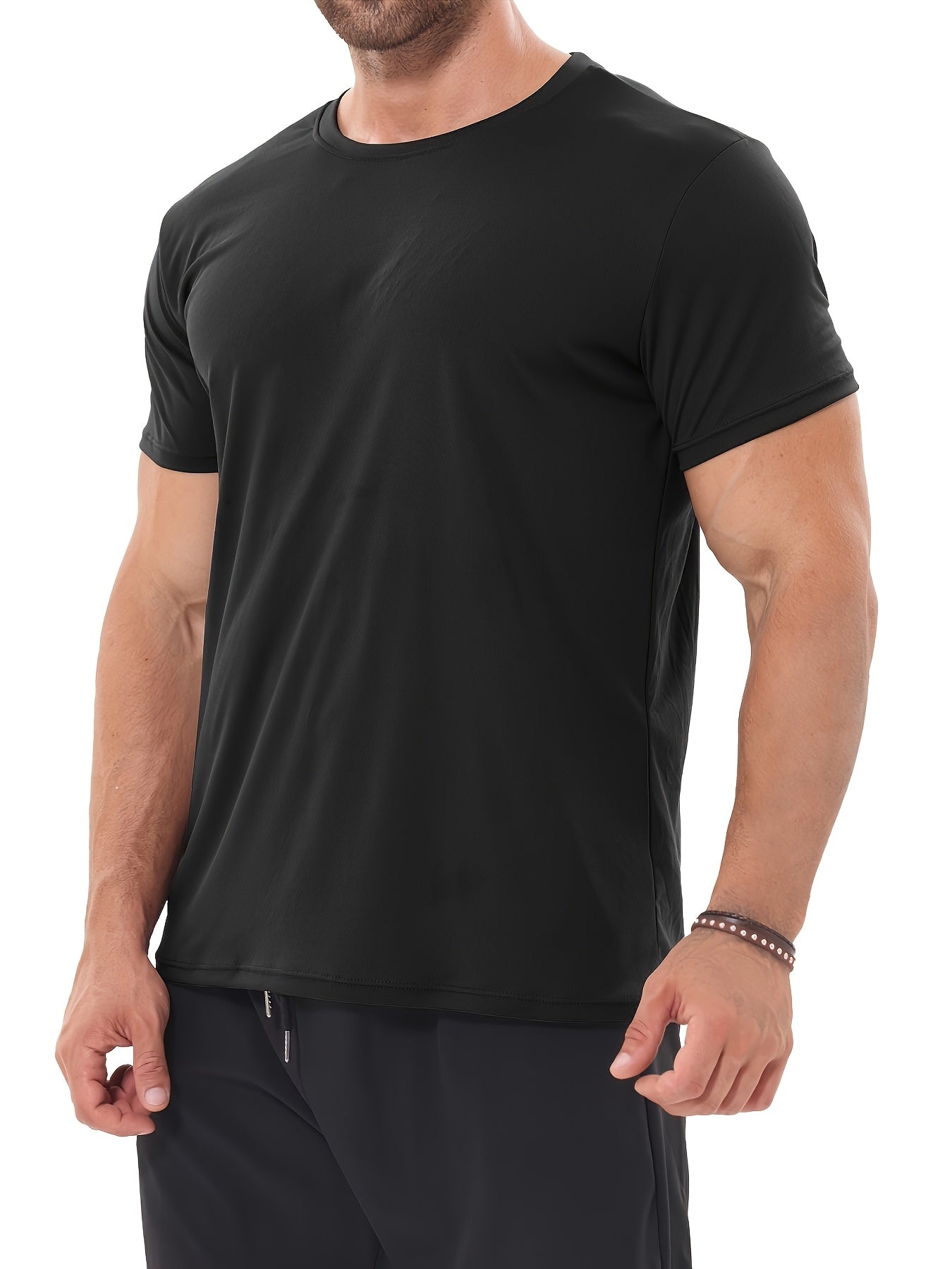 Men's Performance T-Shirt - Round Neck Short Sleeve – Colorway 46821 – view 13