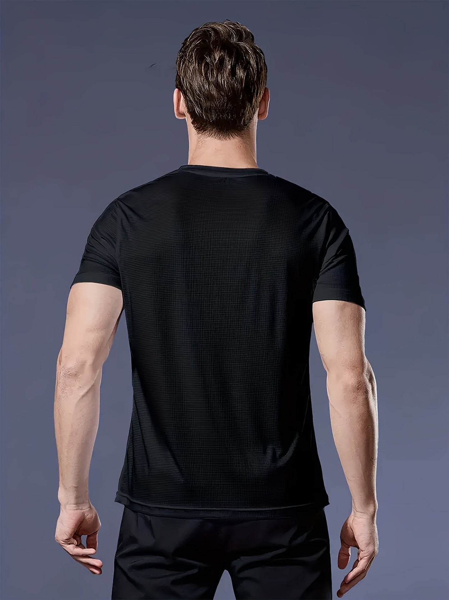 Men's Performance T-Shirt - Round Neck Short Sleeve – Colorway 46821 – view 14