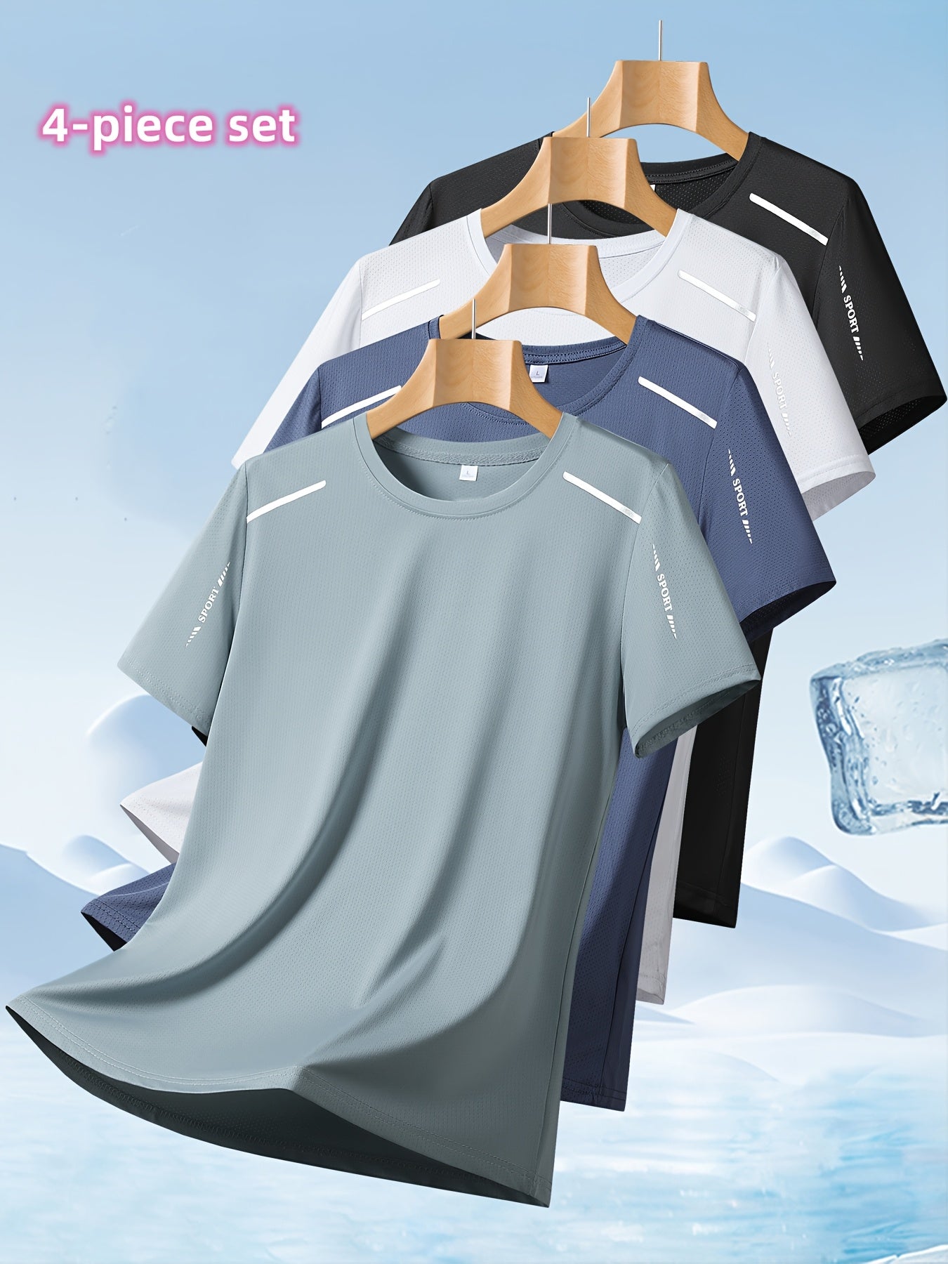 Men's Performance T-Shirt - Round Neck Short Sleeve – Sizes XS–XXL – view 7