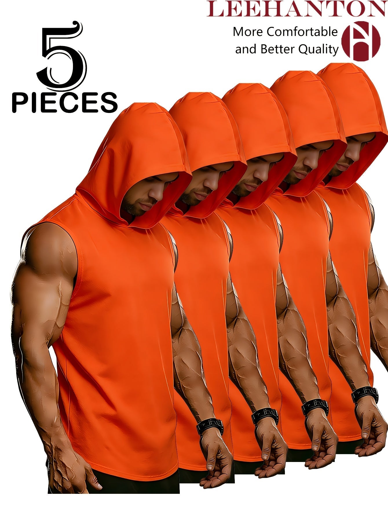 Men's Performance Tank Top Multipack - Breathable Quick-Dry Value Set – 8-Color Selection detail view