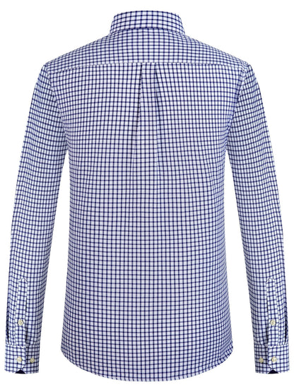 Men's Plaid Long Sleeve Dress Shirt - Easy Care – view 8