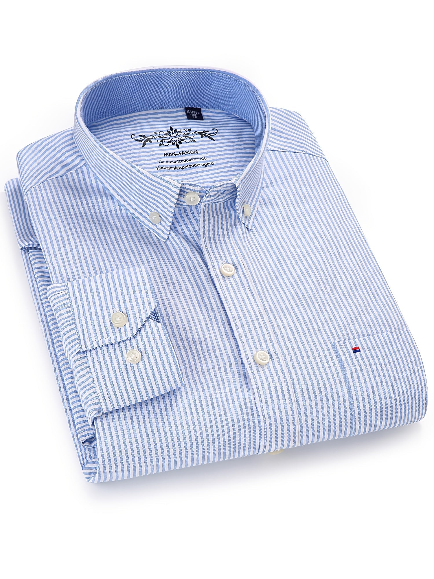 Men's Plaid Long Sleeve Dress Shirt - Easy Care – view 12