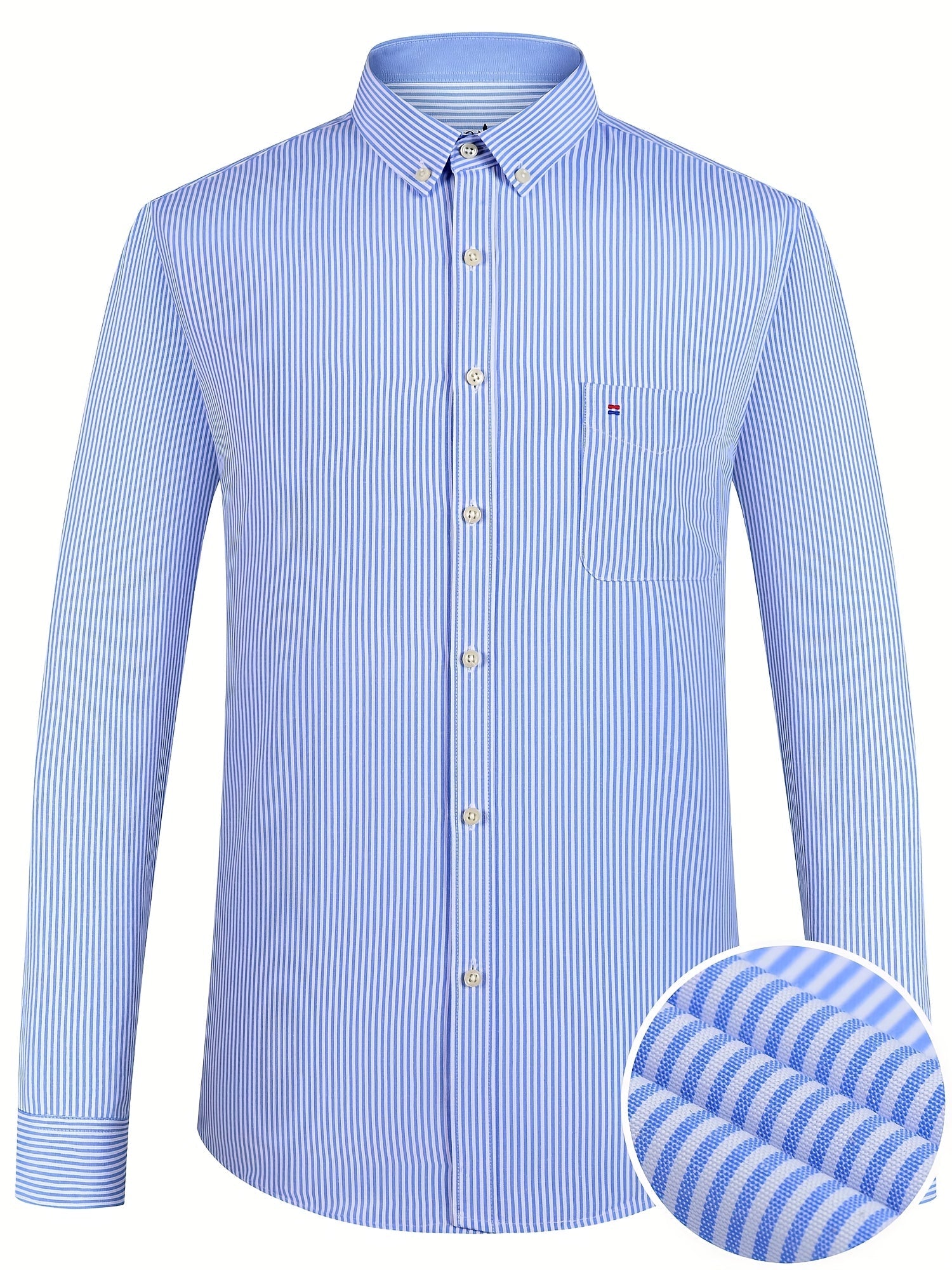 Men's Plaid Long Sleeve Dress Shirt - Easy Care – view 13