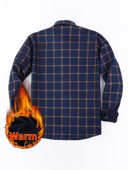 Men's Plaid Long Sleeve Flannel Shirt - Wrinkle Resistant – view 8