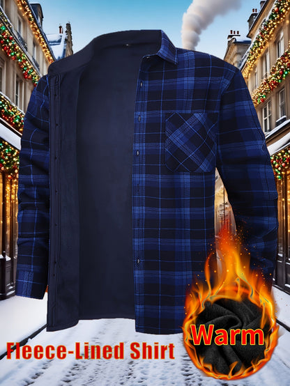 Men's Plaid Long Sleeve Flannel Shirt - Wrinkle Resistant – view 11