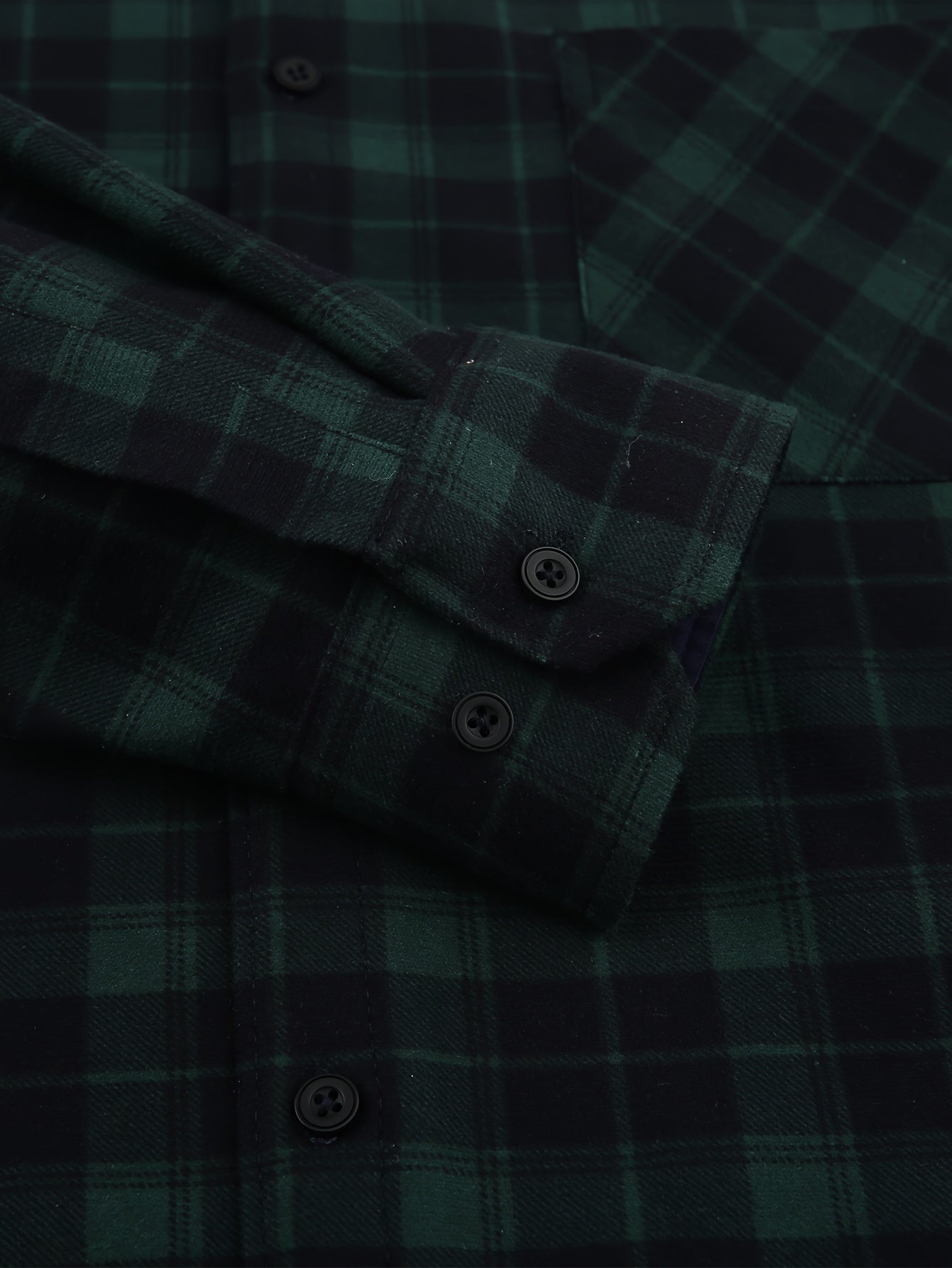 Men's Plaid Long Sleeve Flannel Shirt - Wrinkle Resistant – view 14