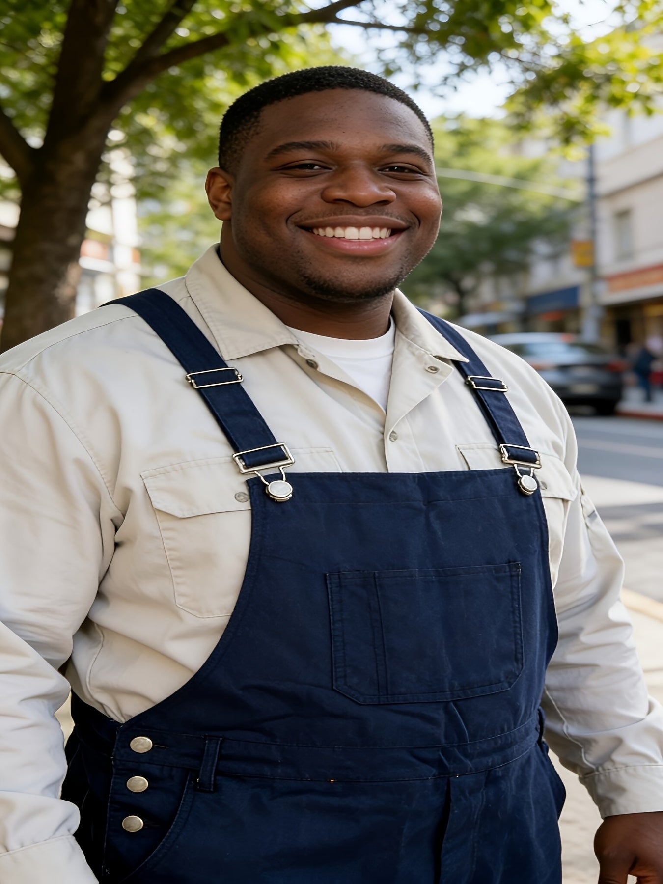 Men's Plus Size Overall - Relaxed Fit – view 4