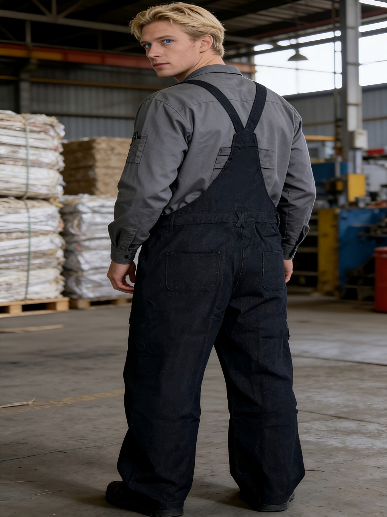 Men's Plus Size Overall - Relaxed Fit – view 7