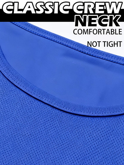 Men's Plus Size Performance Tank Tops - 5-Pack Breathable Sports Vests – view 6