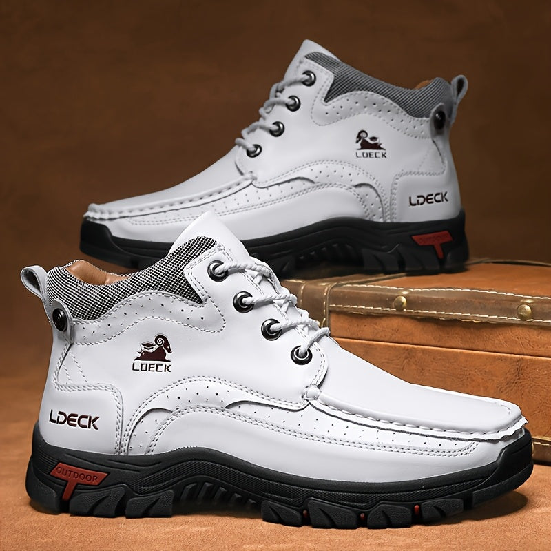 Men's Rain Boots – Breathable Mesh Non-Slip Sole for Outdoor & detail view
