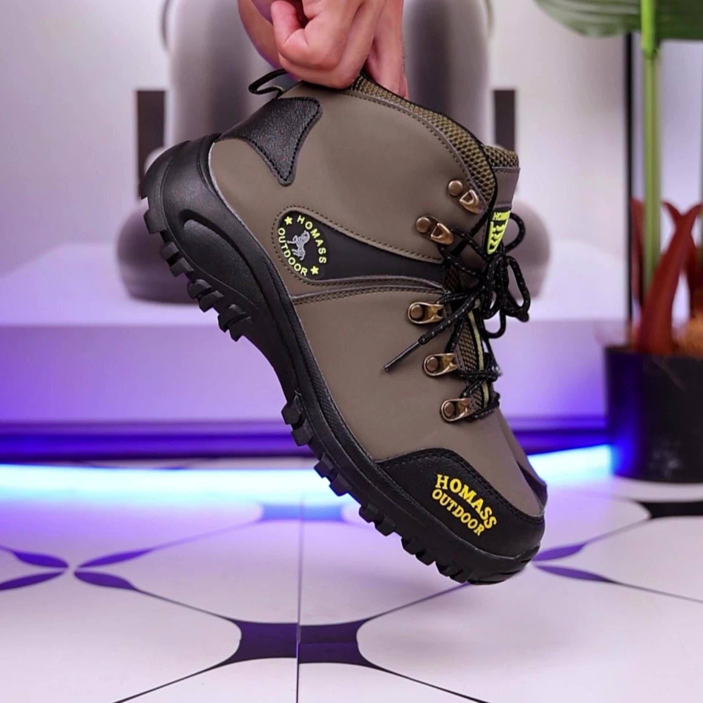 Men's Rain Boots – Non-Slip Sole Beach & Water 07 detail view