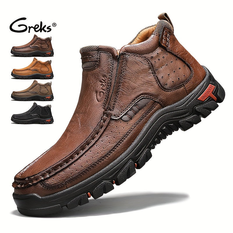 Men's Rain Boots – Non-Slip Sole Outdoor & Travel 46 – Black option – main product image