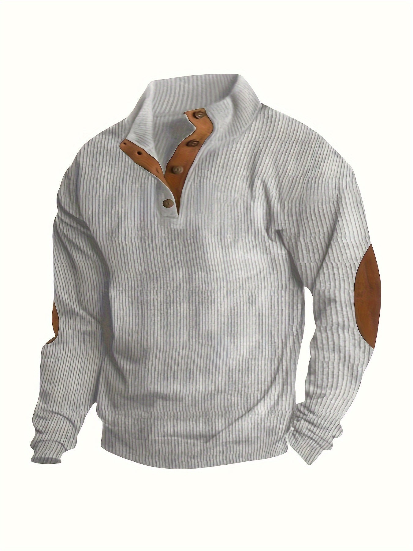 Men's Relaxed Corduroy Button-Front Hoodie – view 3