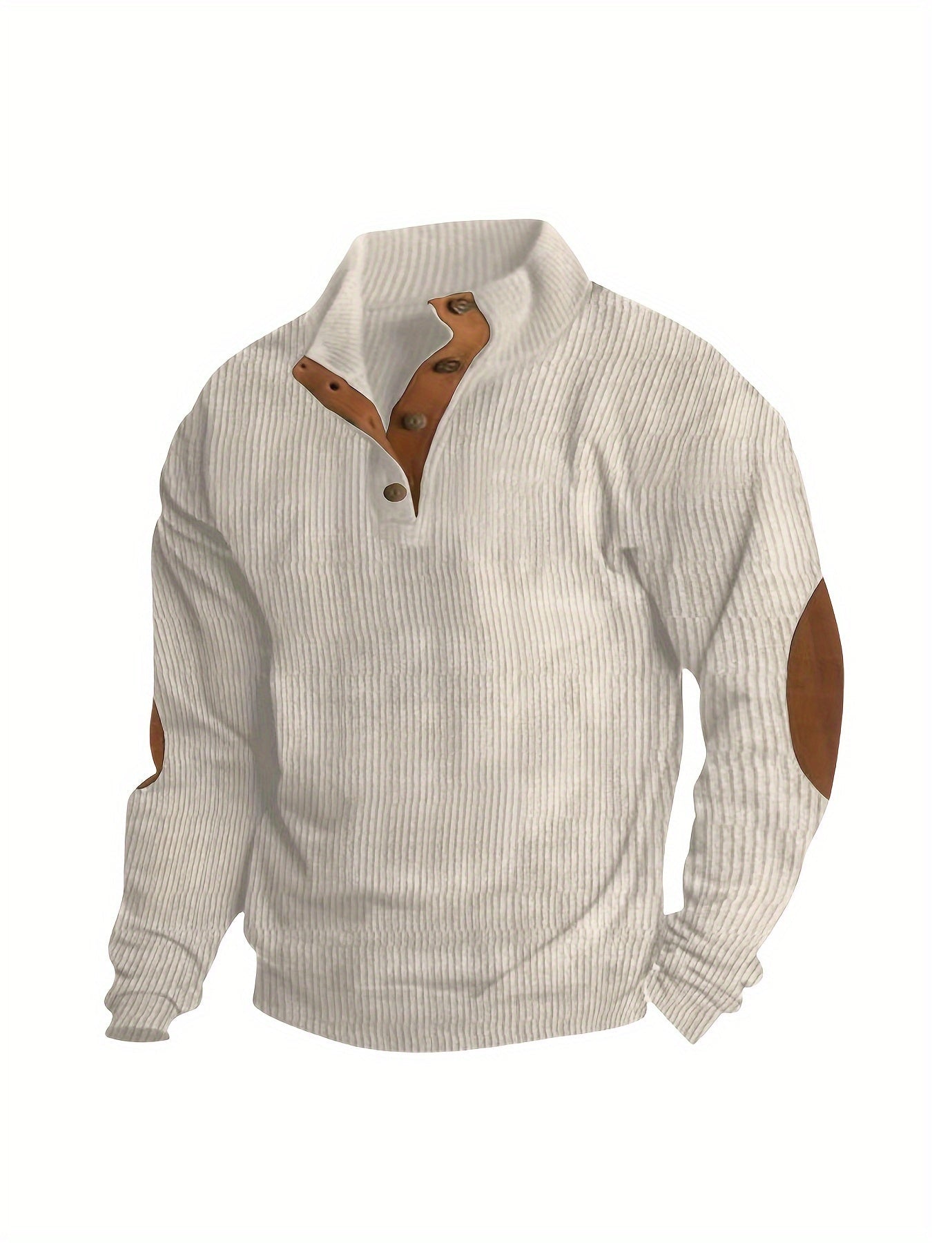 Men's Relaxed Corduroy Button-Front Hoodie – view 5