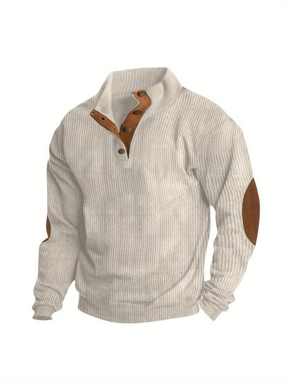 Men's Relaxed Corduroy Button-Front Hoodie – view 5