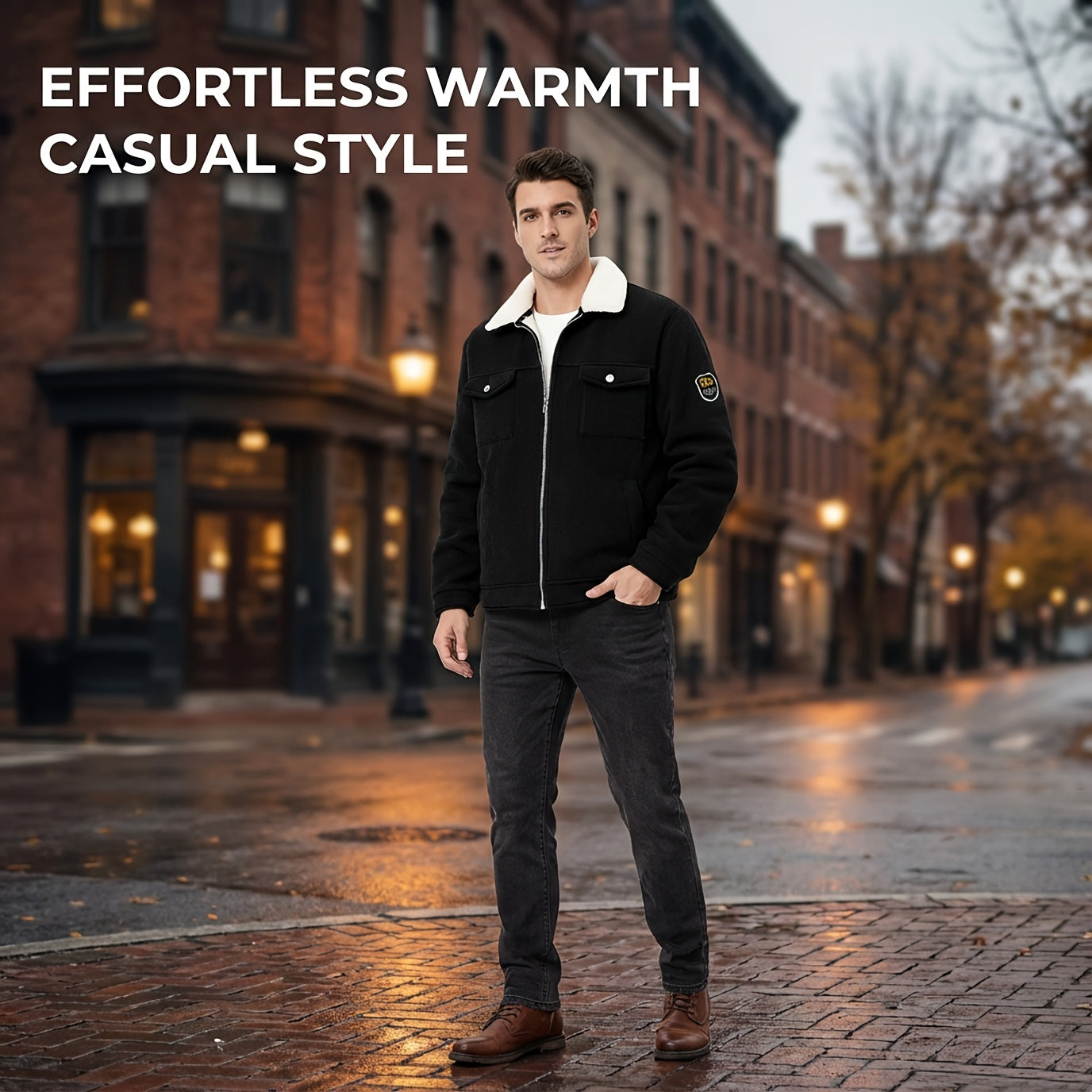 Men's Relaxed Corduroy Zip-Up Jacket – view 9