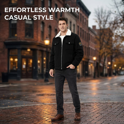 Men's Relaxed Corduroy Zip-Up Jacket – view 9