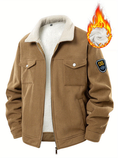 Men's Relaxed Corduroy Zip-Up Jacket – view 12