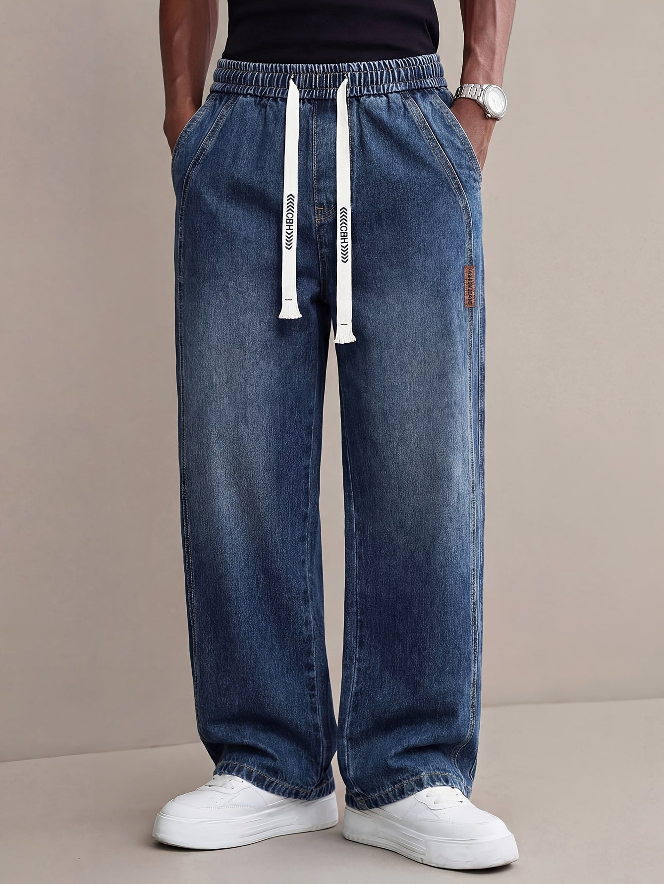 Men's Relaxed Fit Jeans - Classic Wash Clean Finish – 12-Variant Selection – view 10