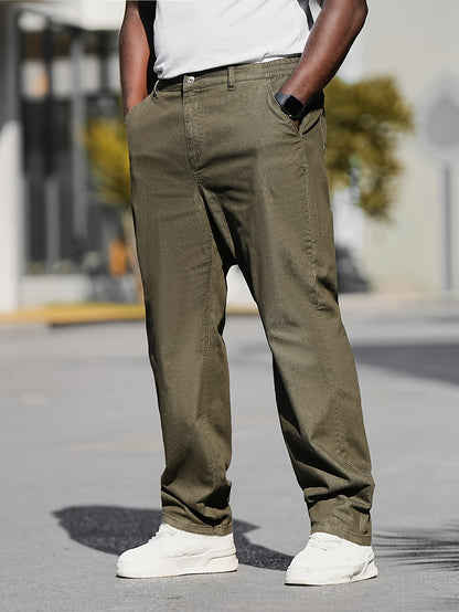Men's Relaxed Fit Jeans - Classic Wash Clean Finish – fern green – view 4