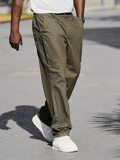 Men's Relaxed Fit Jeans - Classic Wash Clean Finish – fern green – view 8