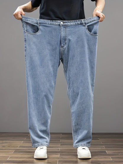 Men's Relaxed Fit Jeans - Classic Wash Clean Finish – Sizes 2XL–8XL – view 6