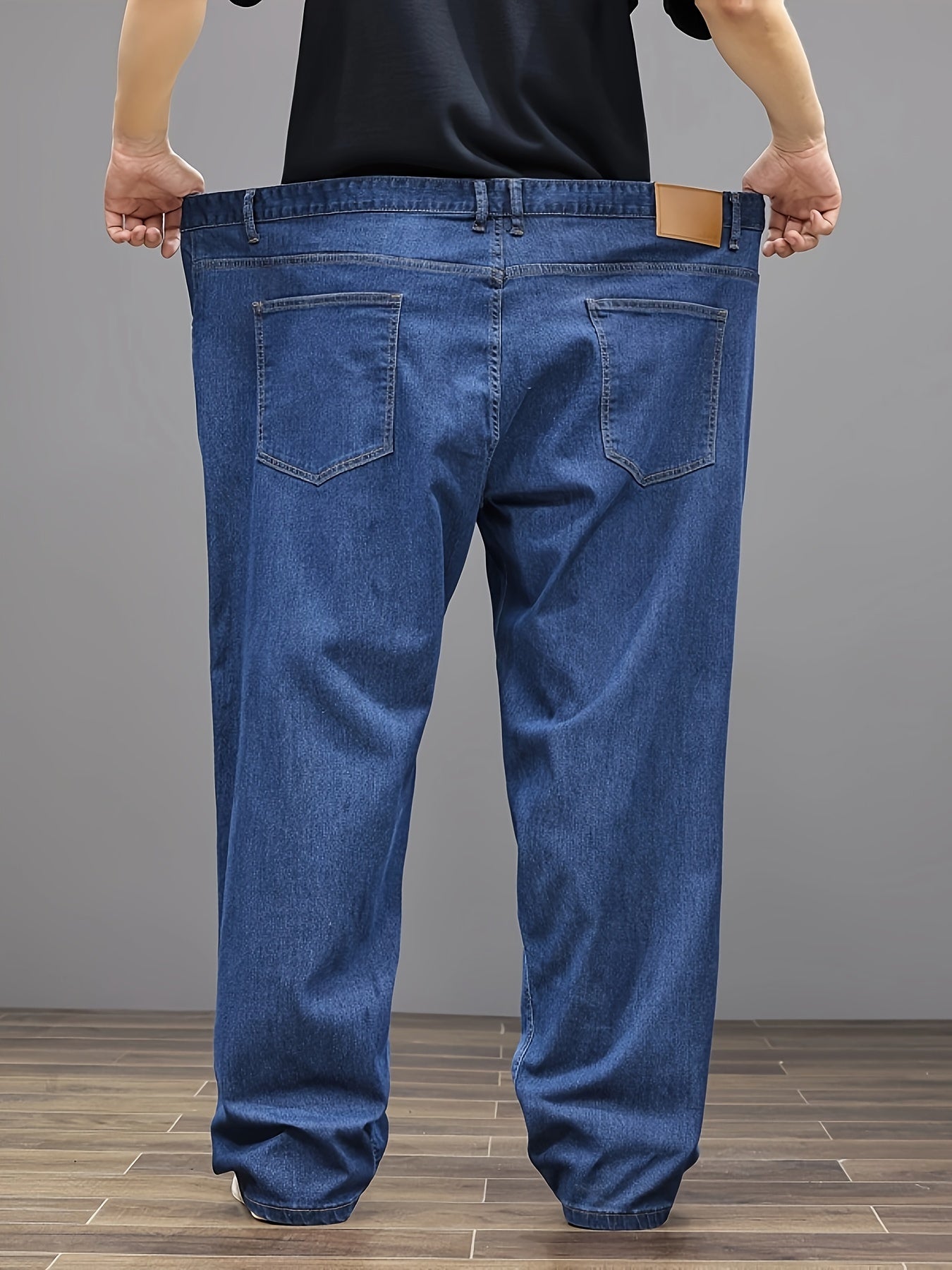 Men's Relaxed Fit Jeans - Classic Wash Clean Finish – Sizes 2XL–8XL – view 7