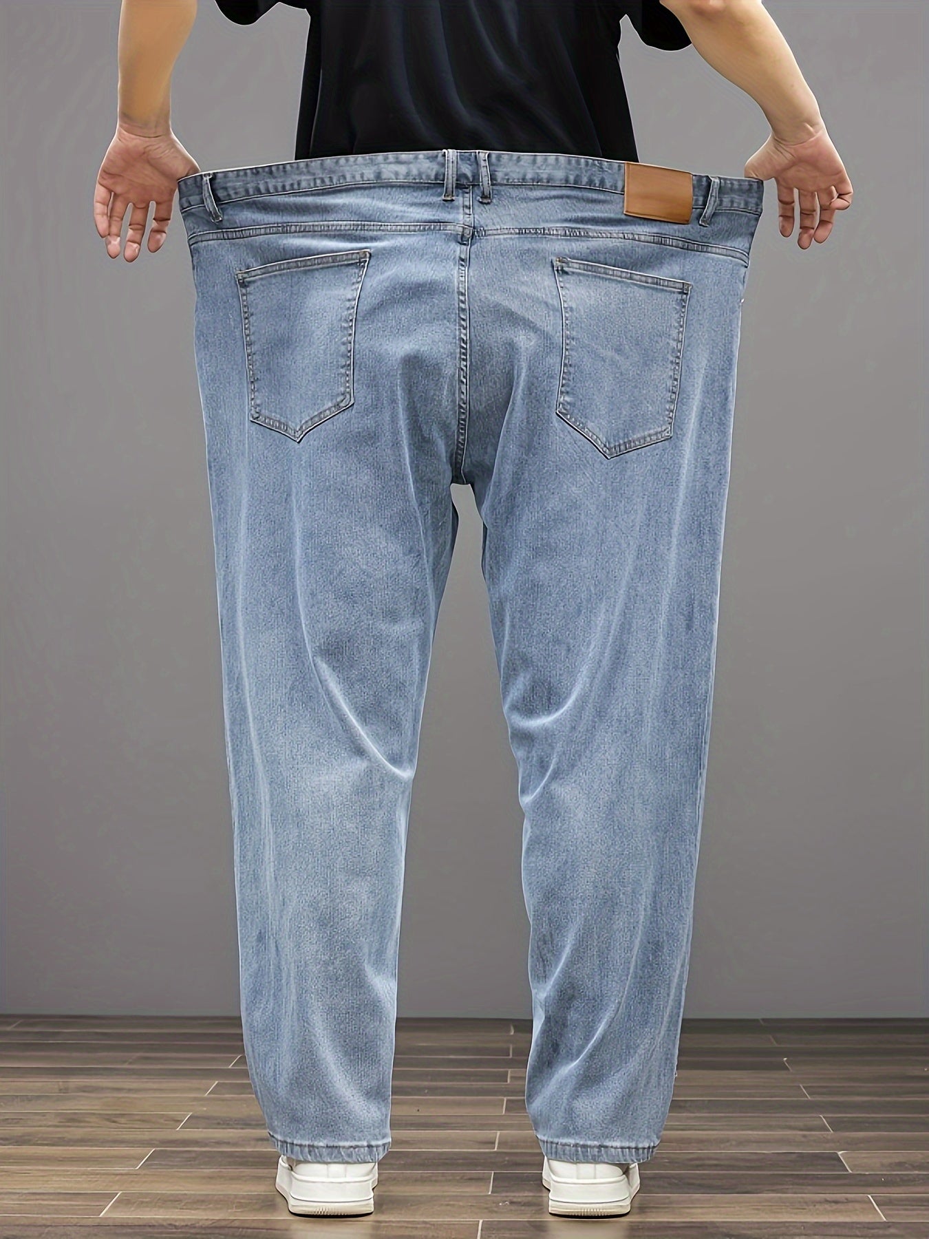 Men's Relaxed Fit Jeans - Classic Wash Clean Finish – Sizes 2XL–8XL – view 13