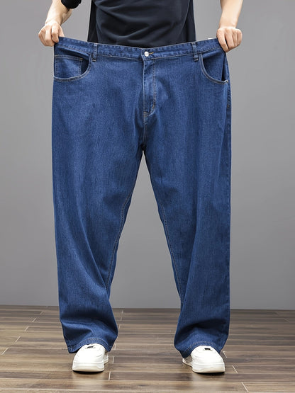 Men's Relaxed Fit Jeans - Classic Wash Clean Finish – Sizes 2XL–8XL – view 17