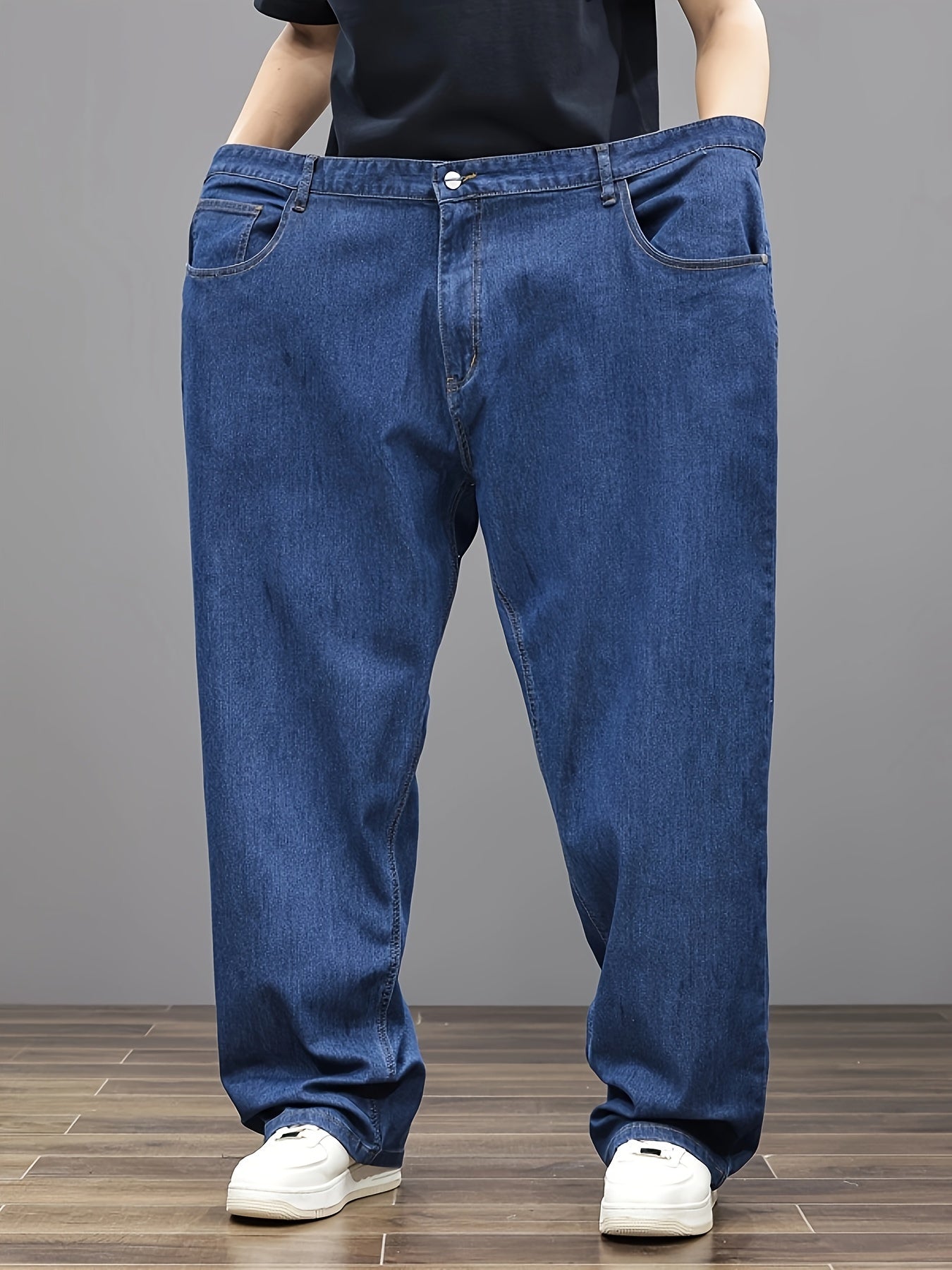Men's Relaxed Fit Jeans - Classic Wash Clean Finish – Sizes 2XL–8XL – view 19
