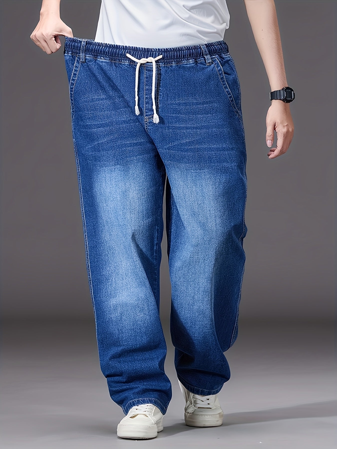 Men's Relaxed Fit Jeans - Classic Wash Clean Finish Weekend – Blue option – view 3