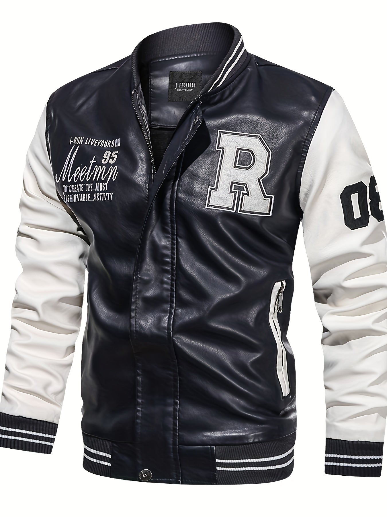 Men's Relaxed Graphic Pullover Jacket – Black option – view 3
