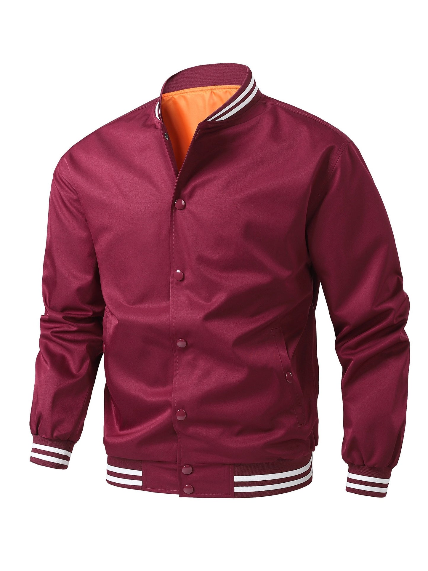 Men's Relaxed Striped Button-Front Jacket – view 4