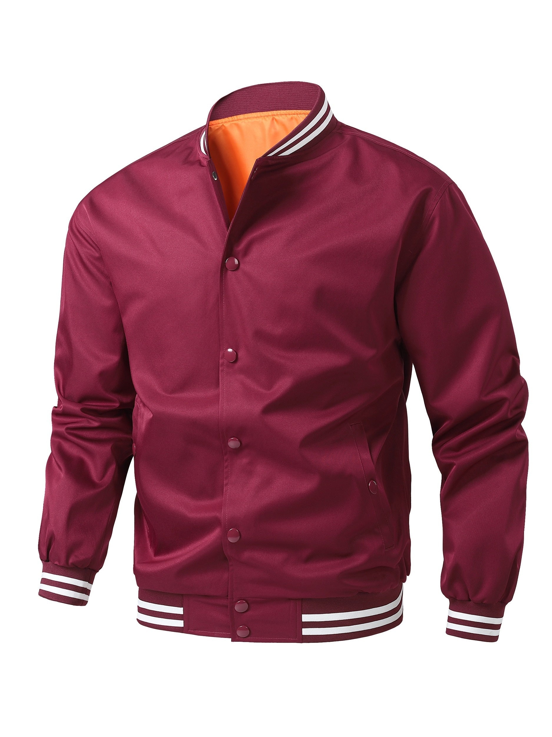 Men's Relaxed Striped Button-Front Jacket – view 4