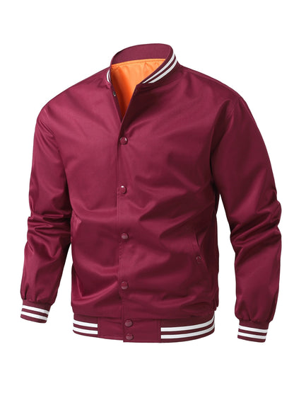 Men's Relaxed Striped Button-Front Jacket – view 4